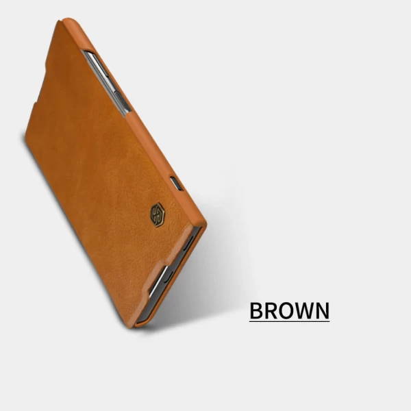 کیف چرمی نیلکین سونی Sony Xperia XA1 Plus Nillkin Qin Leather Case