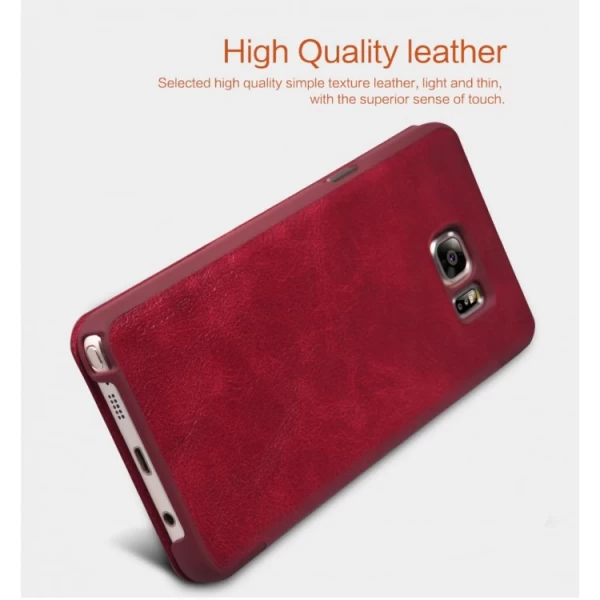 کیف چرمی هوشمند نیلکین سامسونگ Samsung Galaxy Note 5 Nillkin Qin