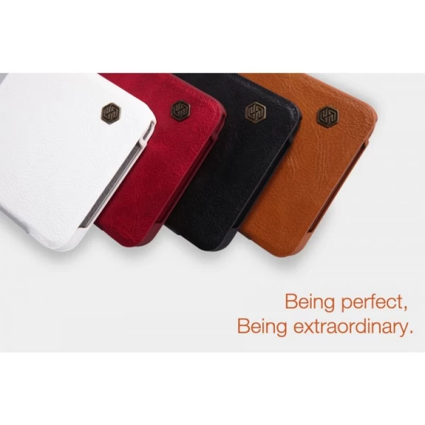 کیف چرمی هوشمند نیلکین سامسونگ Samsung Galaxy Note 5 Nillkin Qin