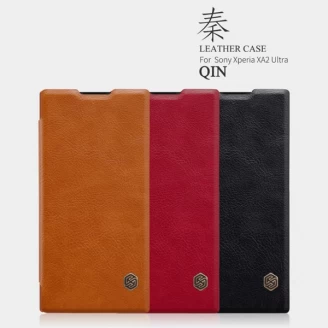 کیف چرمی نیلکین سونی Sony Xperia XA2 Ultra Nillkin Qin Leather Case