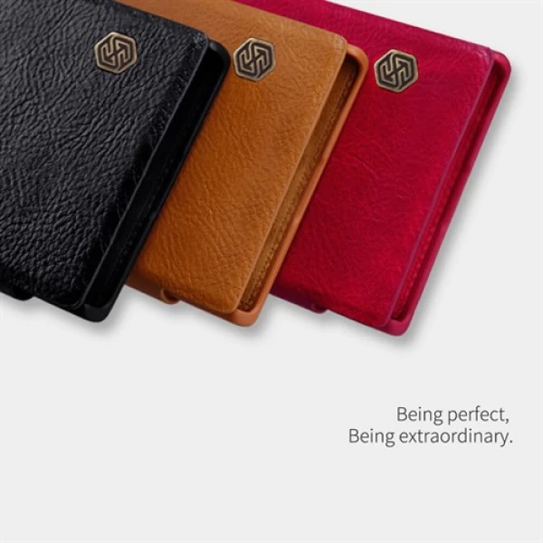 کیف چرمی نیلکین سونی Sony Xperia XA2 Ultra Nillkin Qin Leather Case