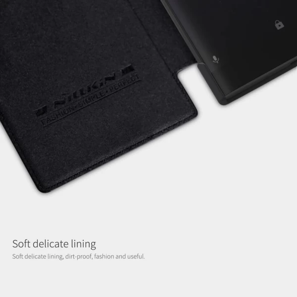 کیف چرمی نیلکین سونی Sony Xperia XA2 Ultra Nillkin Qin Leather Case