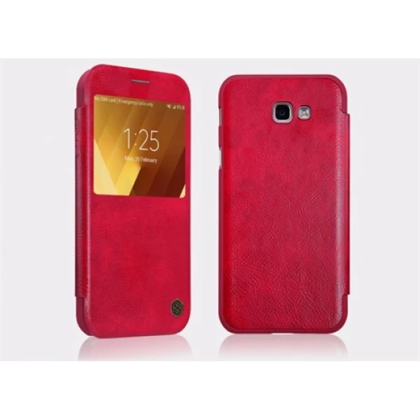 کیف چرمی هوشمند نیلکین سامسونگ Samsung Galaxy A3 2017 A320F Nillkin Qin