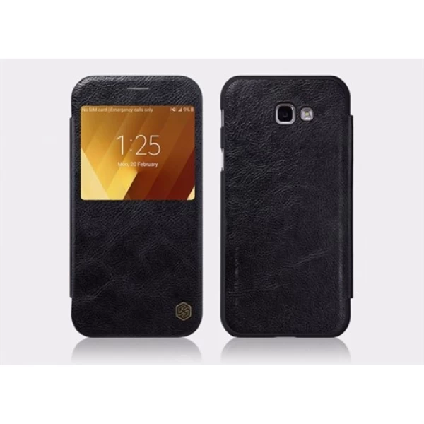 کیف چرمی هوشمند نیلکین سامسونگ Samsung Galaxy A3 2017 A320F Nillkin Qin