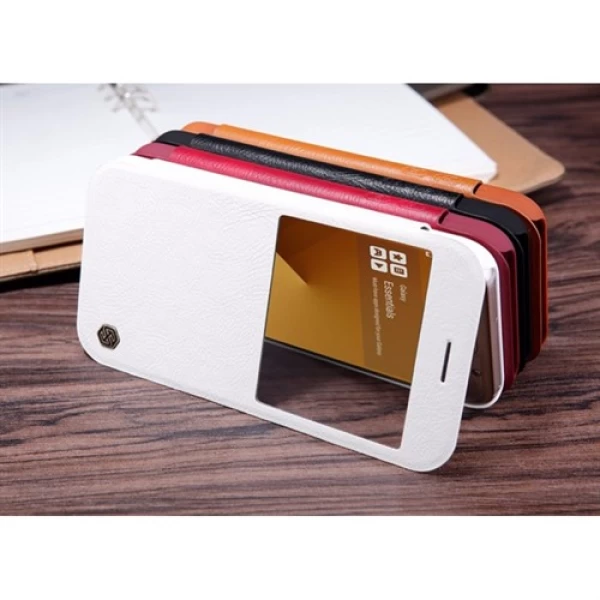 کیف چرمی هوشمند نیلکین سامسونگ Samsung Galaxy A3 2017 A320F Nillkin Qin