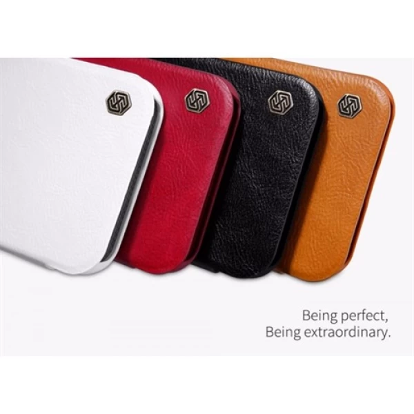 کیف چرمی هوشمند نیلکین سامسونگ Samsung Galaxy A3 2017 A320F Nillkin Qin