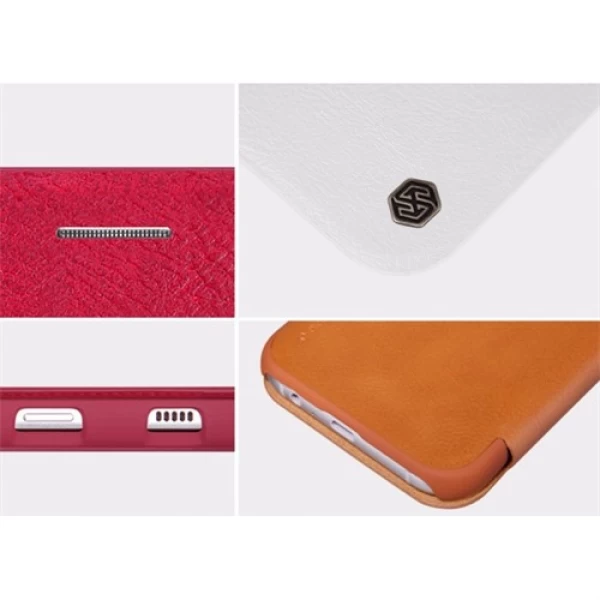 کیف چرمی هوشمند نیلکین سامسونگ Samsung Galaxy A3 2017 A320F Nillkin Qin