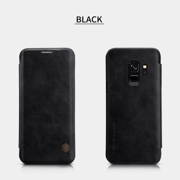 کیف چرمی نیلکین سامسونگ Samsung Galaxy S9 Nillkin Qin Leather Case