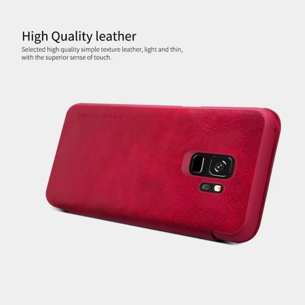 کیف چرمی نیلکین سامسونگ Samsung Galaxy S9 Nillkin Qin Leather Case