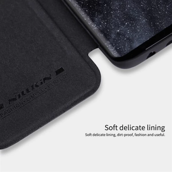 کیف چرمی نیلکین سامسونگ Samsung Galaxy S9 Nillkin Qin Leather Case