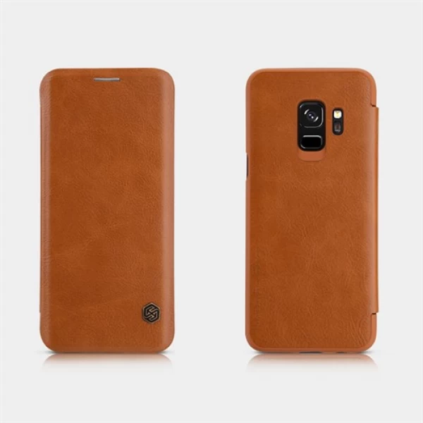 کیف چرمی نیلکین سامسونگ Samsung Galaxy S9 Nillkin Qin Leather Case
