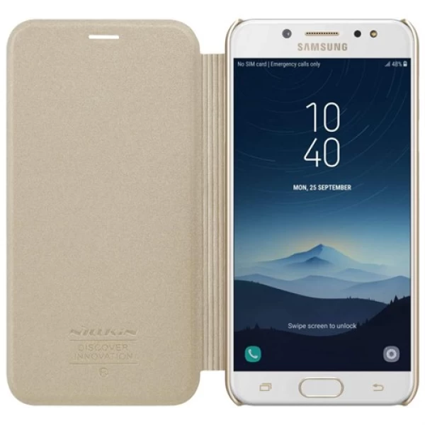 کیف کلاسوری نیلکین مدل Sparkle مناسب Samsung Galaxy C8/J7 Plus
