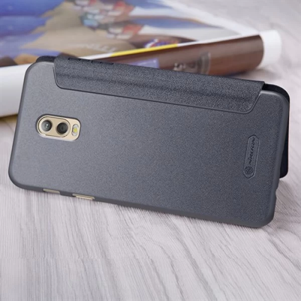 کیف کلاسوری نیلکین مدل Sparkle مناسب Samsung Galaxy C8/J7 Plus