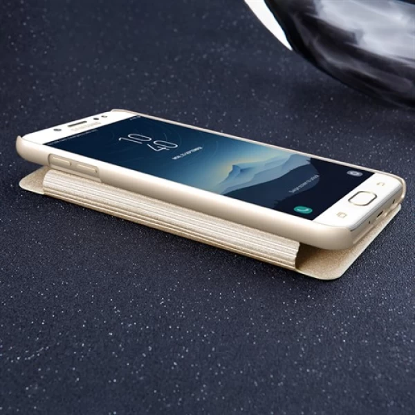 کیف کلاسوری نیلکین مدل Sparkle مناسب Samsung Galaxy C8/J7 Plus