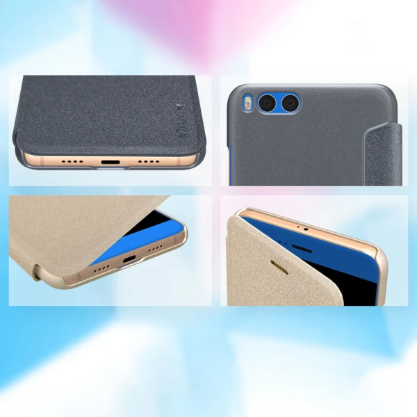 کیف کلاسوری نیلکین مدل Sparkle مناسب Xiaomi Mi Note 3