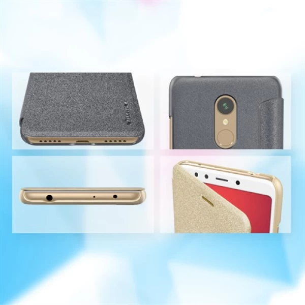 کیف کلاسوری نیلکین مدل Sparkle مناسب Xiaomi Redmi 5