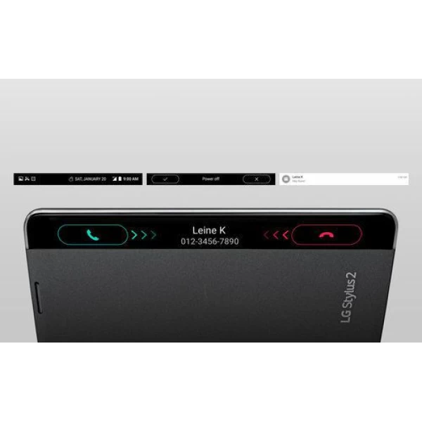 کیف کلاسوری هوشمند مدل CleanUP Quick مناسب LG Stylus 2