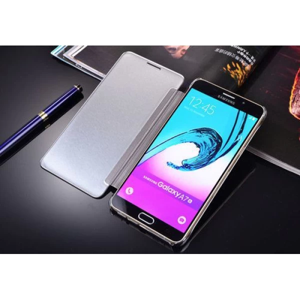 کیف کلاسوری سامسونگ مدل Clear view مناسب A7 2016