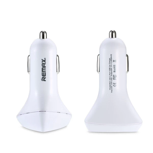 شارژر فندکی 2 پورت Remax RCC208 ریمکس 3.4A