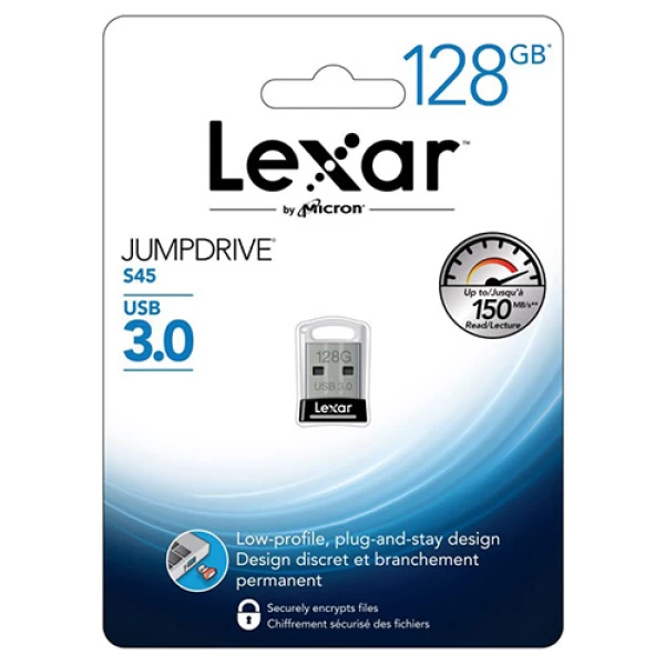 فلش مموری 128 گیگابایت لکسار Lexar S45 JumpDrive USB 3.0