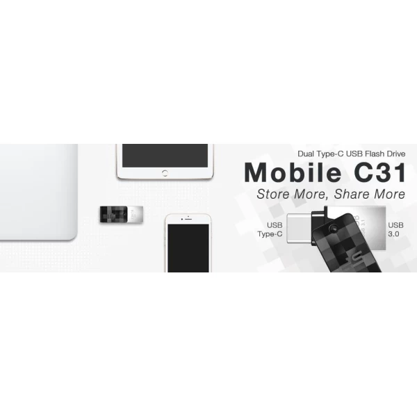 فلش مموری 32 گیگابایت سیلیکون پاور Silicon Power C31 OTG Type-C USB 3.1