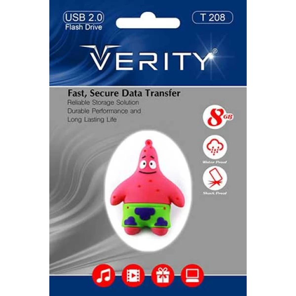 فلش مموری عروسکی 8 گیگابایت وریتی Verity T208