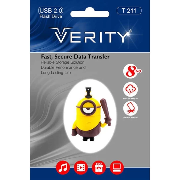 فلش مموری عروسکی 8 گیگابایت وریتی Verity T211