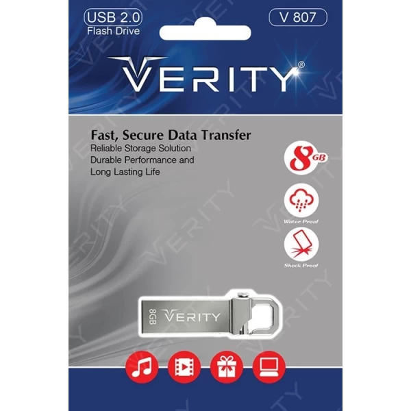 فلش مموری 8 گیگابایت وریتی Verity V807