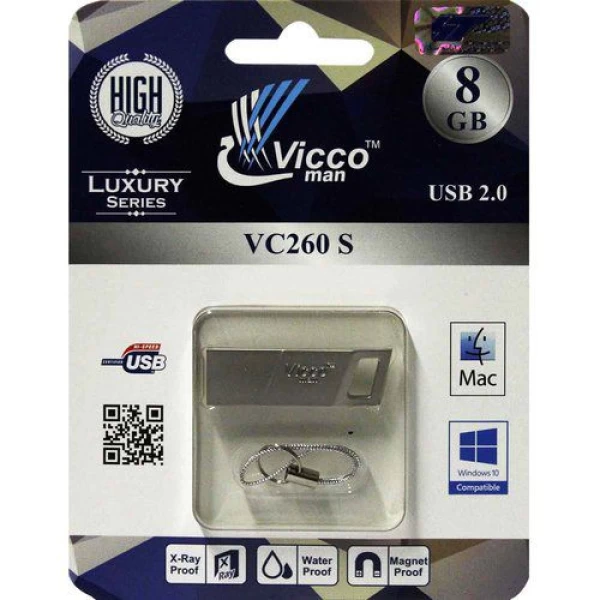 فلش مموری 8 گیگابایت ViccoMan مدل VC260S