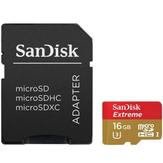 کارت حافظه میکرو اس دی 16 گیگابایت Sandisk Extreme 600x UHS-I U3
