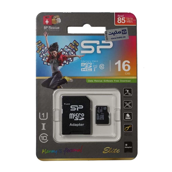 کارت حافظه میکرو اس دی 16 گیگابایت Silicon Power Elite Class 10 UHS-I