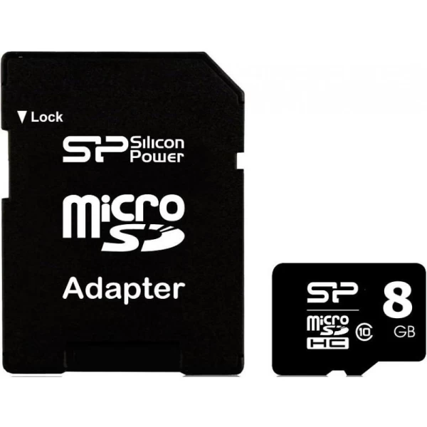 کارت حافظه میکرو اس دی 8 گیگابایت Silicon Power 40MBs Class 10