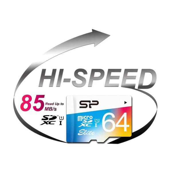 کارت حافظه میکرو اس دی 64 گیگابایت Silicon Power Color Elite UHC-I U1 85MBps