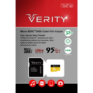 کارت حافظه میکرو اس دی 32 گیگابایت Verity 95MBps 633X UHS-l U1