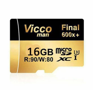 کارت حافظه میکرو اس دی 16 گیگابایت ViccoMan Final 600x Plus UHS-l U3