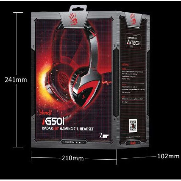 هدست گیمینگ با سیم A4TECH Bloody G500