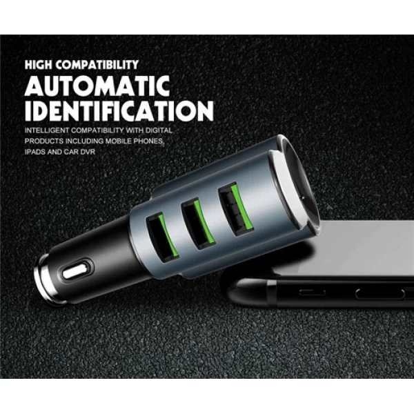 هندزفری بلوتوث و شارژر فندکی الدینیو LDNIO CM21