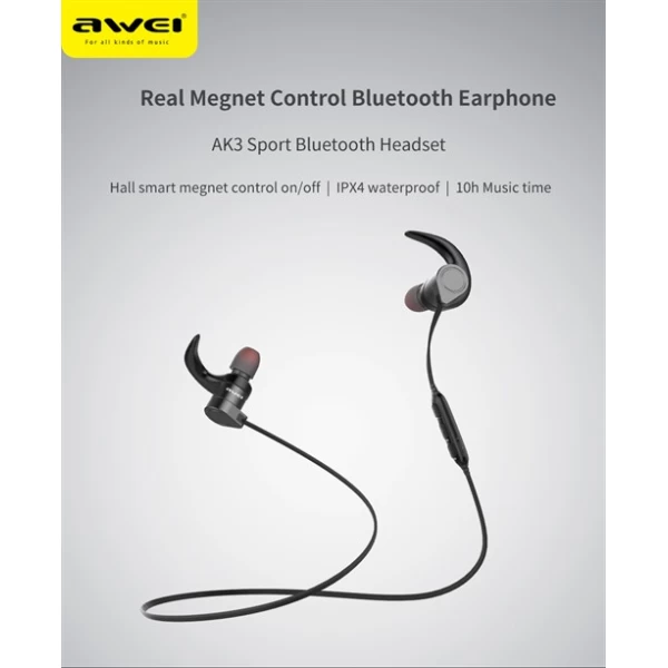 هندزفری بلوتوث ورزشی ضدآب اوی Awei AK3