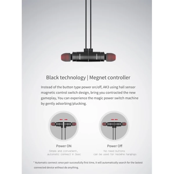 هندزفری بلوتوث ورزشی ضدآب اوی Awei AK3