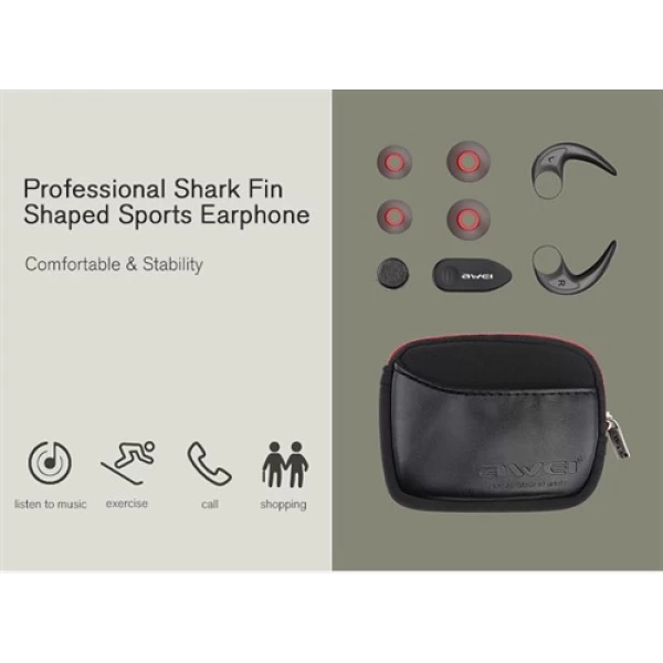 هندزفری بلوتوث ورزشی ضدآب اوی Awei AK8