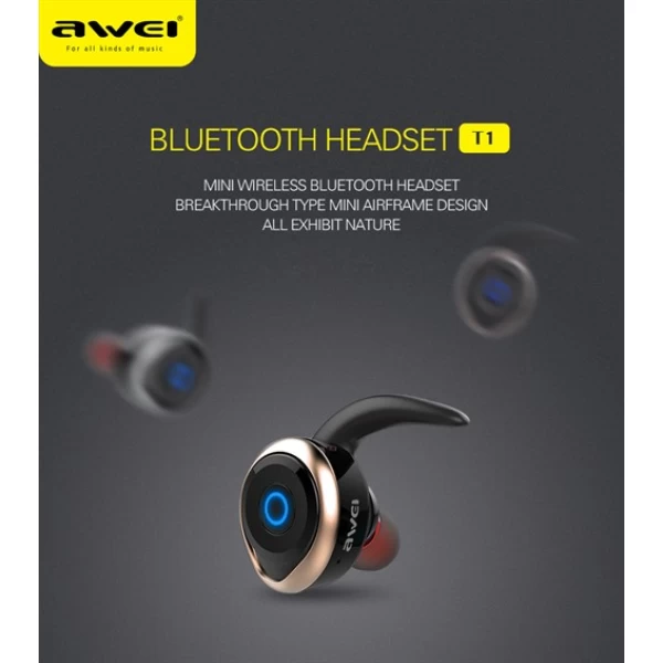 هندزفری بلوتوث اوی دو تایی Awei T1 TWS