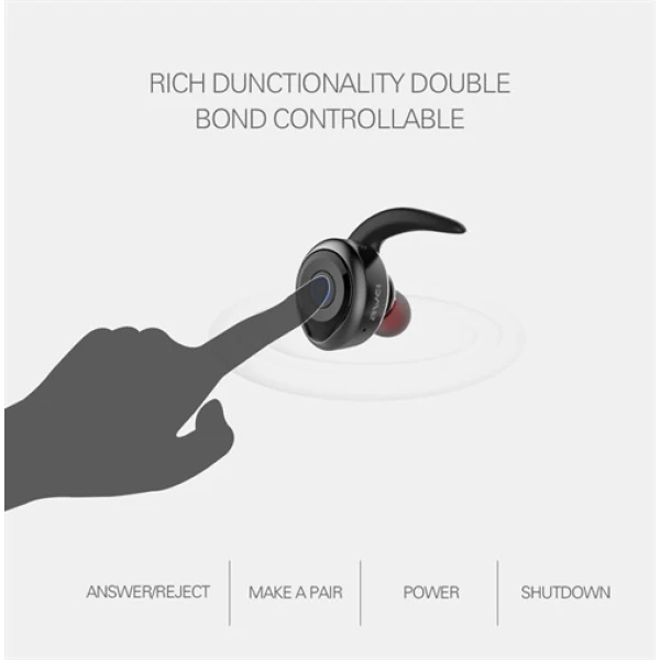 هندزفری بلوتوث اوی دو تایی Awei T1 TWS