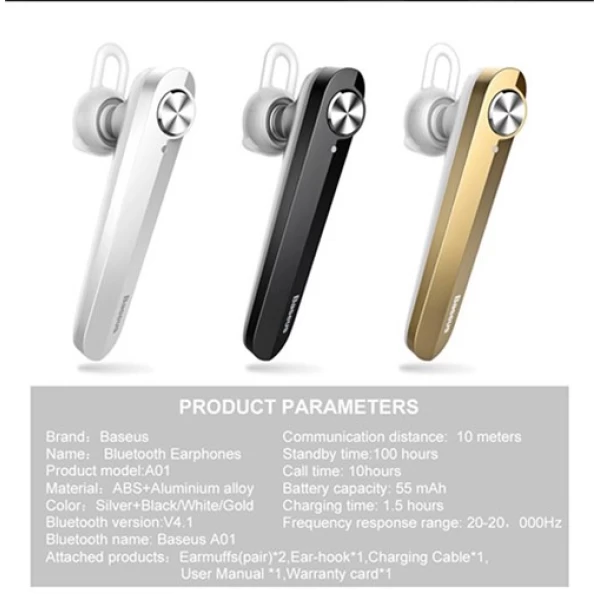 هندزفری بلوتوث بیسوس Baseus A01
