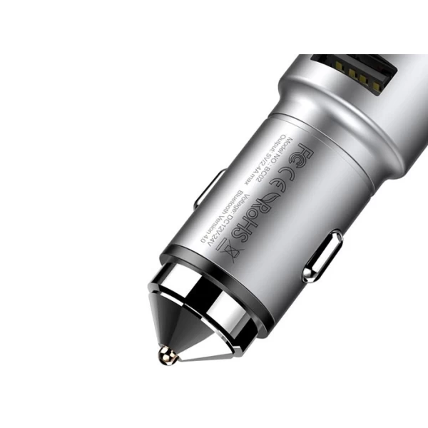 هندزفری بلوتوث و شارژر فندکی بیسوس مدل Baseus BC02