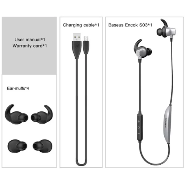 هندزفری بلوتوث بیسوس Baseus S03 Encok