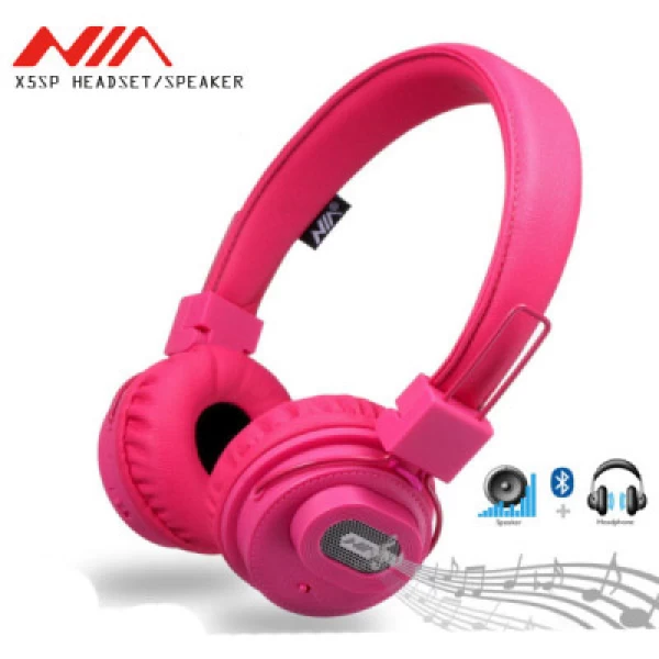 هدفون بلوتوث نیا NIA X5SP دارای اسپیکر