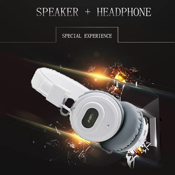 هدفون بلوتوث نیا NIA X5SP دارای اسپیکر