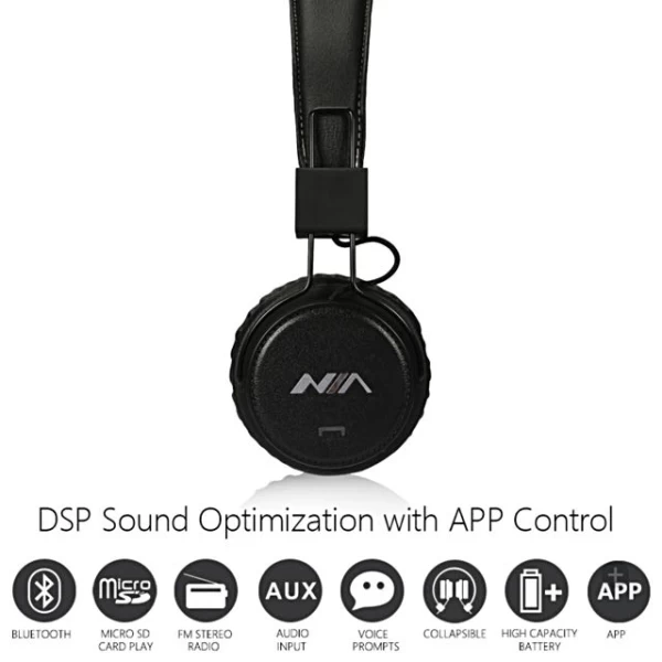 هدفون بلوتوث نیا NIA XP1 با اپلیکیشن