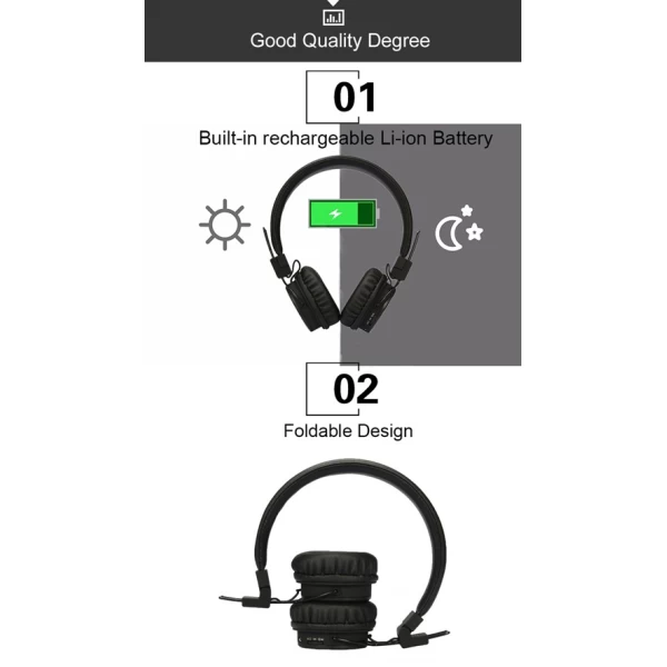 هدفون بلوتوث نیا NIA X3 New با اپلیکیشن