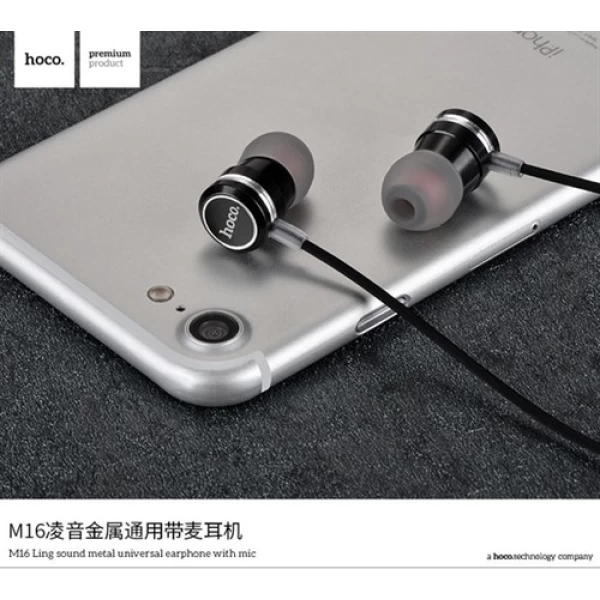 هندزفری HOCO M16 Ling sound metal universal